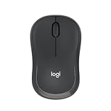 Logitech M240 Silent Bluetooth Maus, Kabellos, Kompakt, Mobil, Smooth Tracking, 18-Monate-Batterie, für Windows, macOS, ChromeOS, kompatibel mit PC, Mac, Laptop, Tablets - Graphit