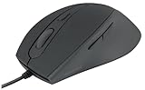 Speedlink AXON Silent & Antibacterial Mouse - leise Computer Maus mit Kabel und antibakterieller Oberfläche, USB Maus silent kabelgebunden, 5 Tasten, bis 2400 dpi, schwarz