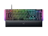 Razer BlackWidow V4 - Mechanische Gaming-Tastatur - Razer Snap Tap (Mechanische Yellow Switches, 6 Makro-Tasten, Doubleshot-ABS-Tastenkappen, Chroma RGB) QWERTZ DE-Layout | Schwarz