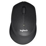 Logitech M330 Silent Plus kabellose Maus, Schwarz