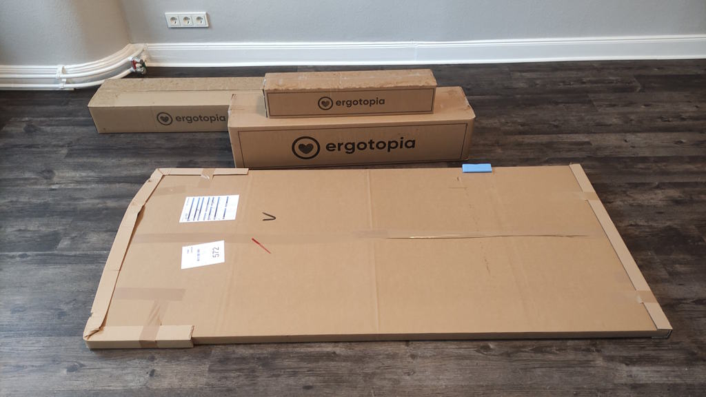 All packages of Ergotopia delivery