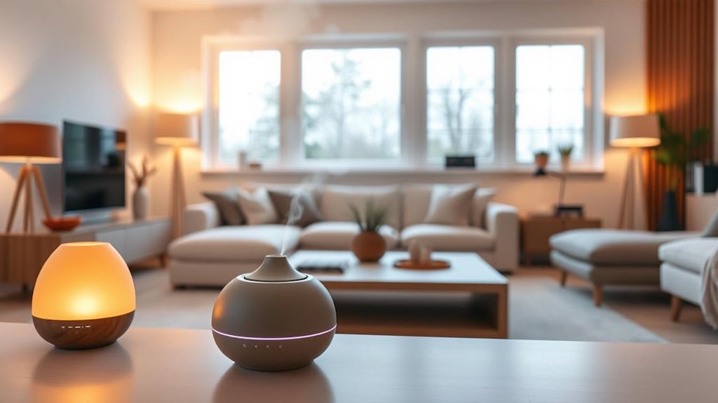 Diffusor im Wohnzimmer